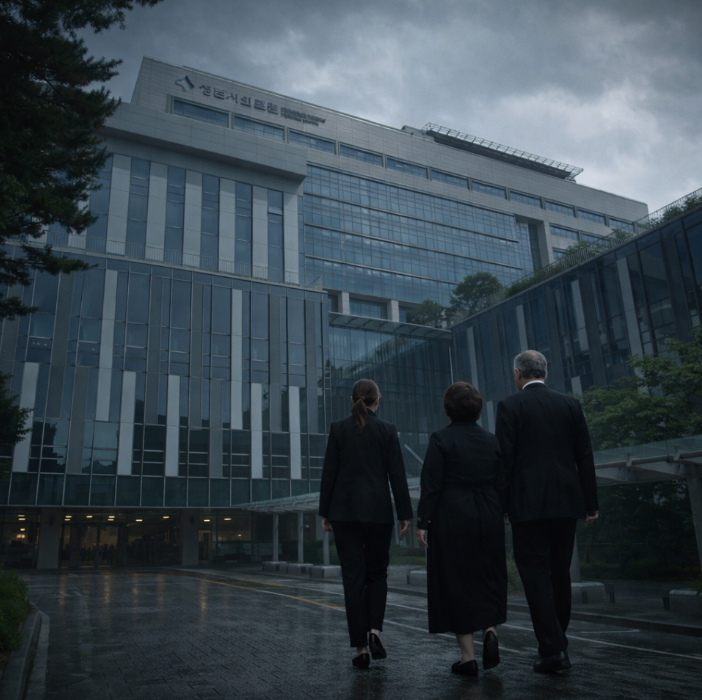 동생을 보내는 누나의 하루 성남시의료원장례식장에서 조용히 마무리됐습니다