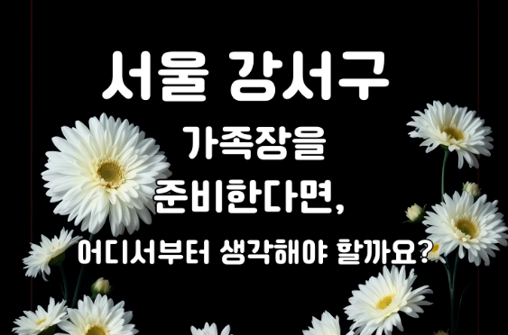 서울 강서구 가족장 장례비용 줄이는 방법 총정리